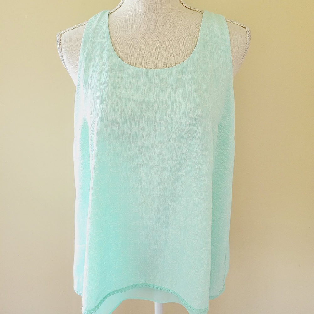 Charming Charlie mint blouse size mediu